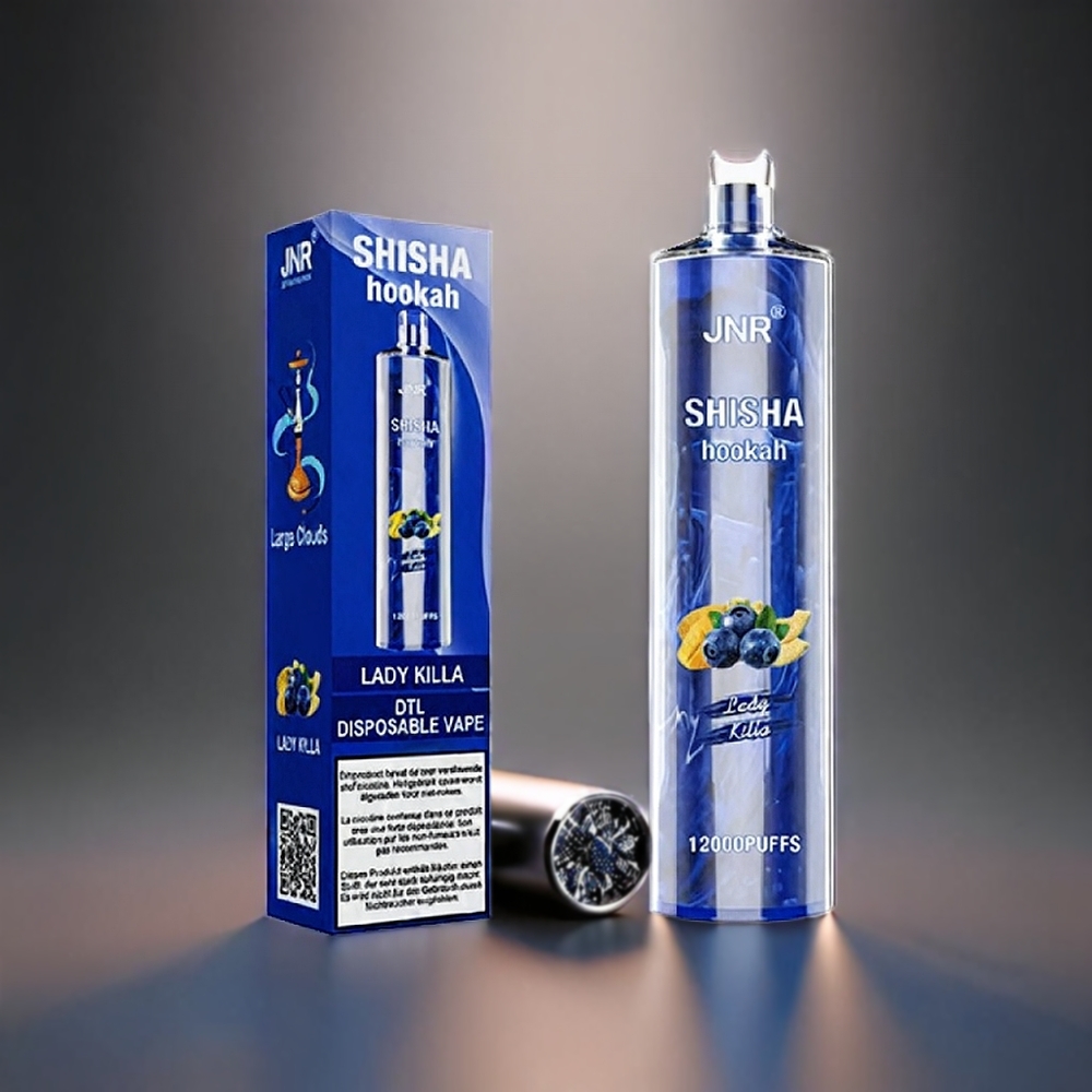 JNR Shisha Hookah 12000 Puffs Norge engros – 24ml e-væske, 750mAh batteri, Type-C lading