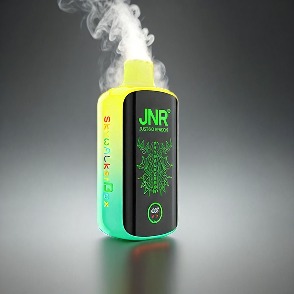JNR Skywalker Box Norge Engros 21000 Puffs 25ml Jordbær Kiwi Vape med 850 mAh Batteri og Type-C Lading