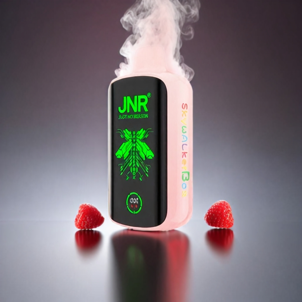 JNR Skywalker Box Norge Engros 21000 Puffs 850mAh Type-C Lading Full-Skjerm Jordbær Bringebær Kirsebær