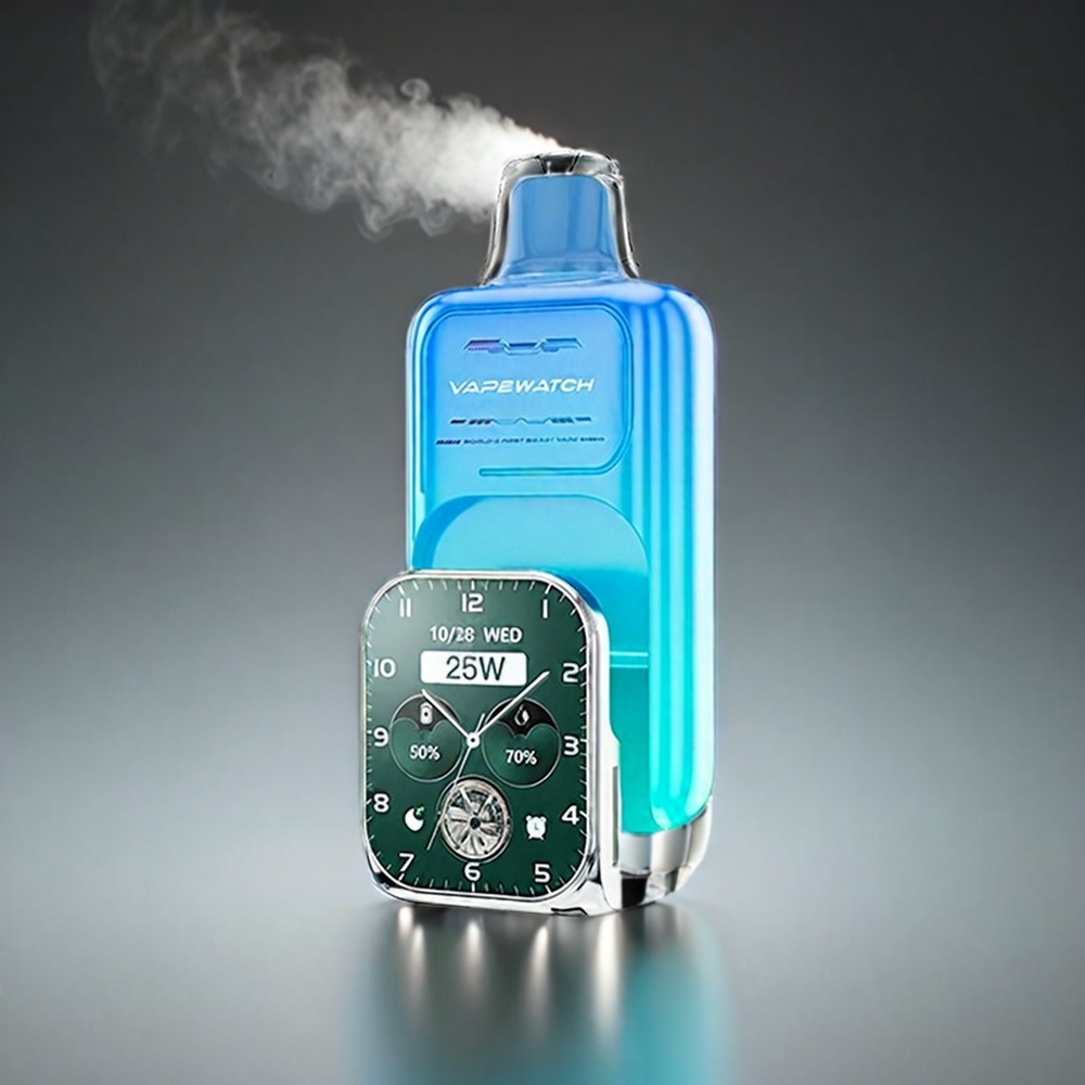 JNR Vape Watch 30000 Puffs Norge Engros – 1000mAh Batteri, 19mL Kapasitet, 5% Nikotin, Type-C Lading, Syre Eple Smak