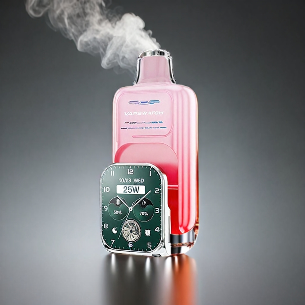 JNR Vape Watch 30000 Puffs Norge Engros – Georgisk Fersken – 1000mAh Batteri – 19mL E-væske – Type-C Lading