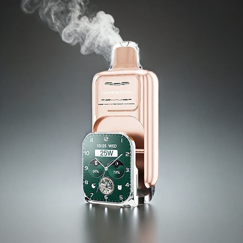 JNR Vape Watch 30000 Puffs Norge Engros – Jordbær & Banan – 1000mAh Batteri – 19mL E-væske – 5% Nikotin – Type-C Ladning