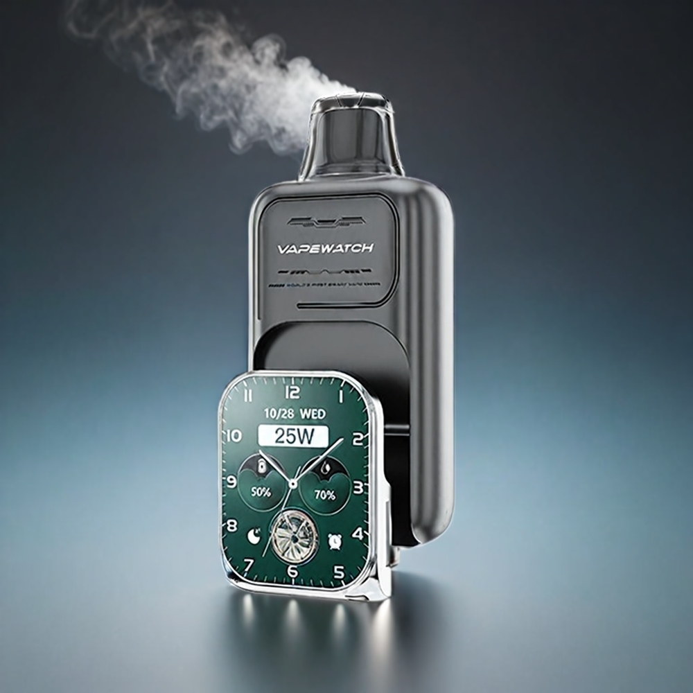 JNR Vape Watch 30000 Puffs Norge Engros – Triple Bær, 1000mAh Batteri, 19mL E-væske, Type-C Lading