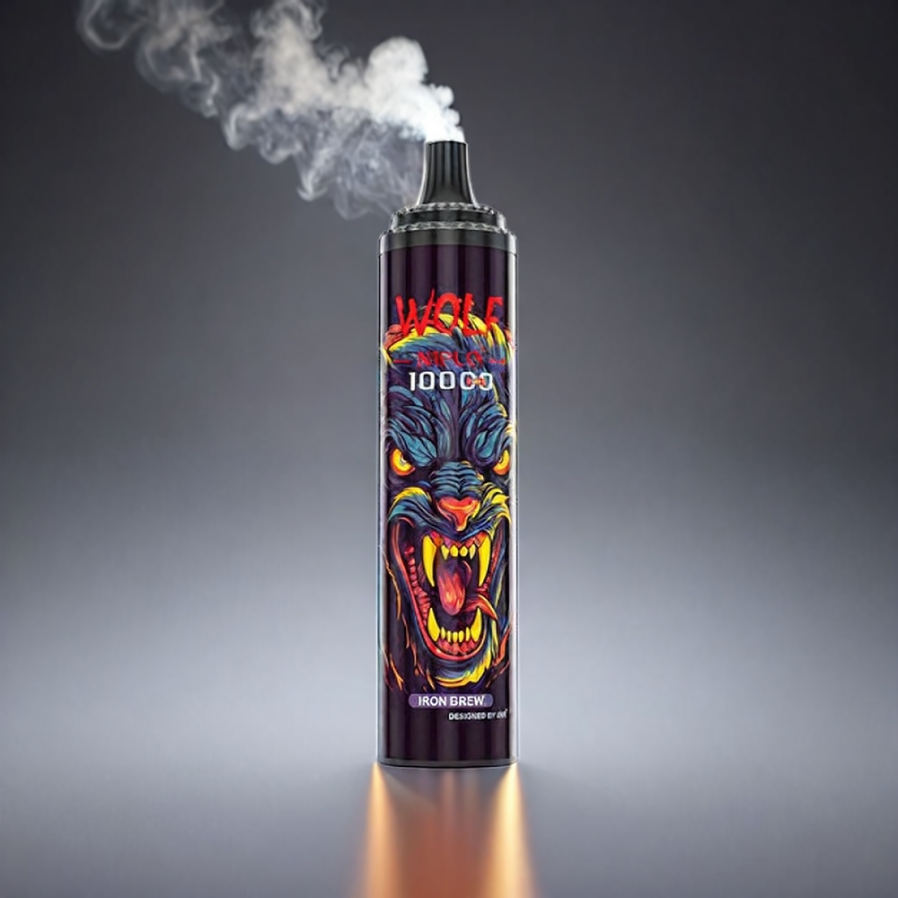 JNR Wolf 10000 Puffs Norge Engros – 1.0 Ohm Mesh Coil, 650mAh Batteri, 20ml E-væske, Type-C-lading (0%, 2%, 5% Nikotin)