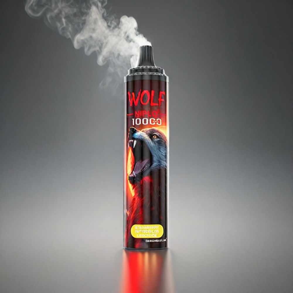 JNR Wolf 10000 Puffs Norge Engros - Jordbær Vannmelon Lemonade – 20ml Type-C Lading 650mAh Batteri