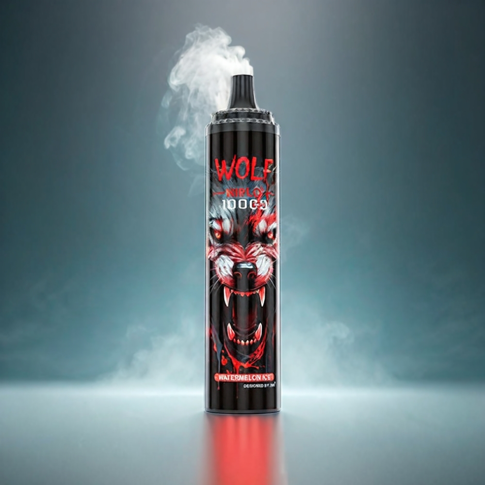 JNR Wolf 10000 Puffs Norge Engros Vannmelon Is – 20ml/650mAh/Type-C – 0%, 2%, 5% Nikotin