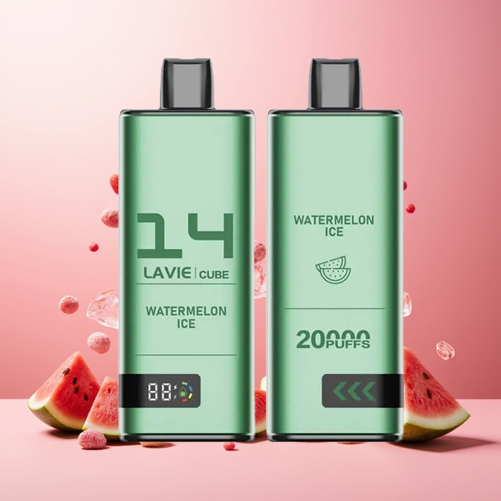 Lavie Cube 20000 Puffs Norge Engros Vape til engangsbruk Vannmelon Is 28ML 600mAh Type C