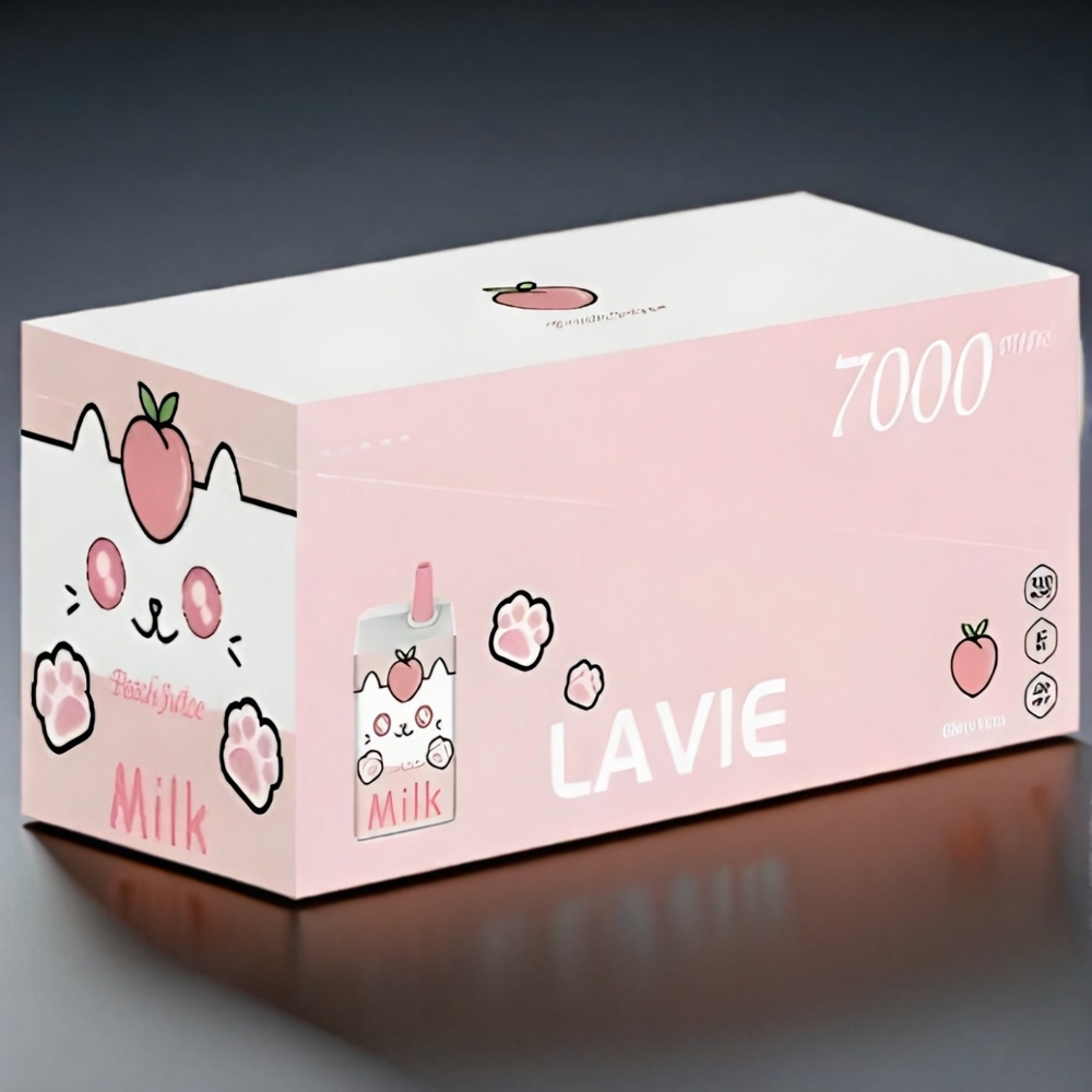 LAVIE Milk 7000 Puffs Norge Engros Ferskenjuice 16ML 600mAh Type-C