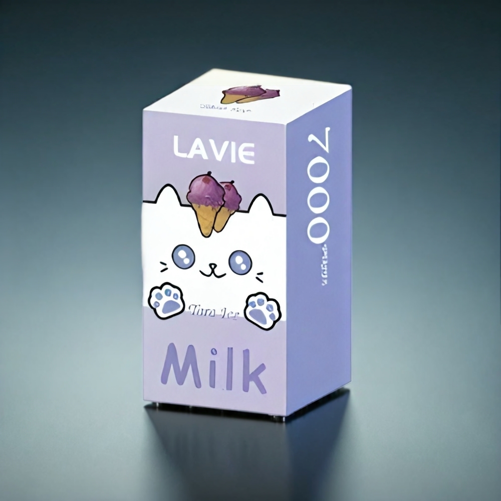 LAVIE Milk 7000 Puffs Norge Engros – Taro Is – 16ML / 600mAh Type C
