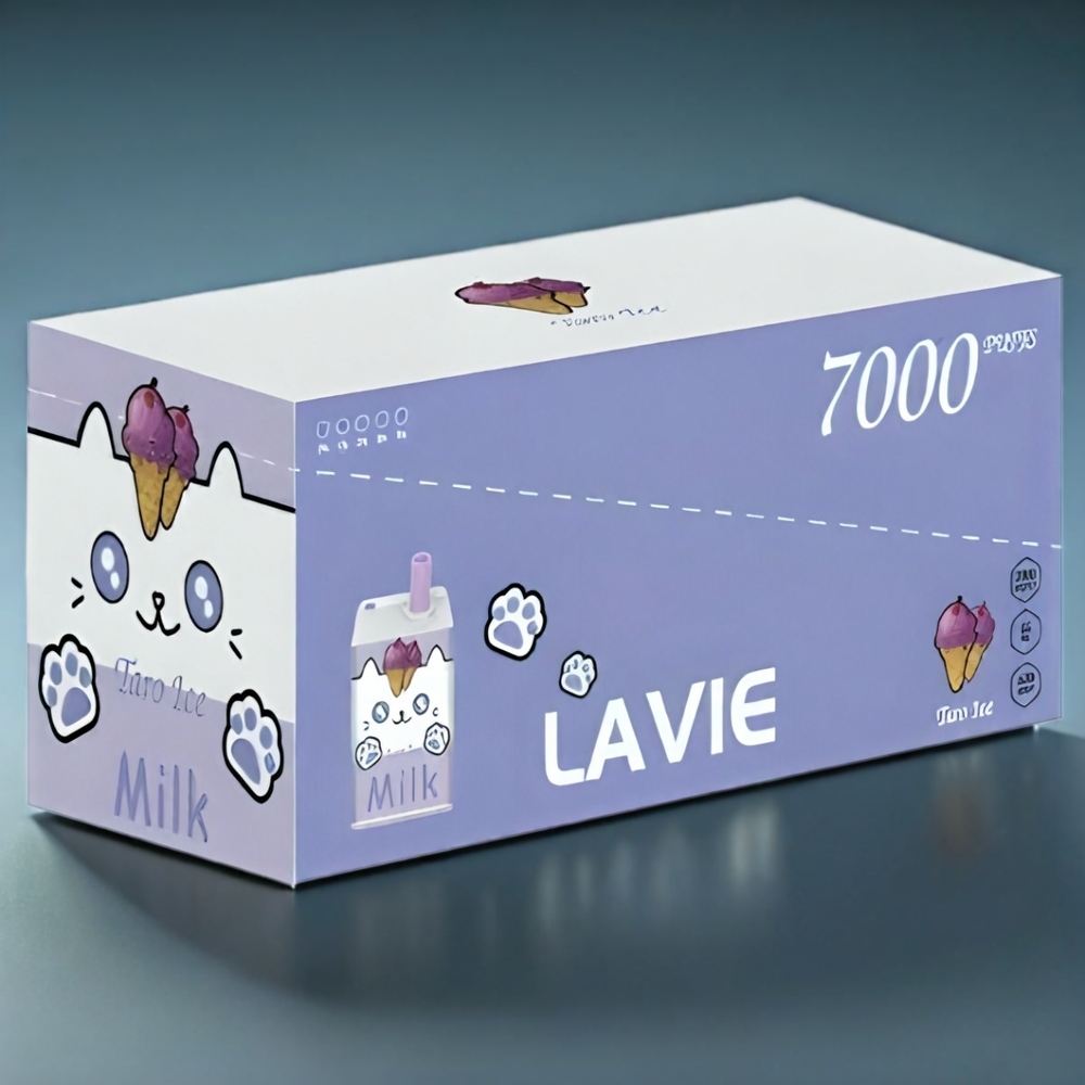 LAVIE Milk 7000 Puffs Norge Engros – Taro Is – 16ML / 600mAh Type C