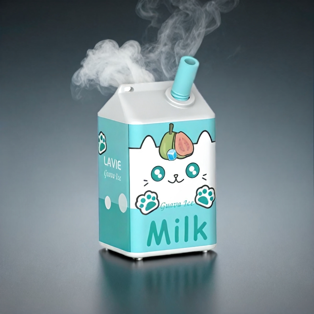 LAVIE Milk 7000 Puffs Norge Engros Vape Guava Is 16ML Type C 600mAh