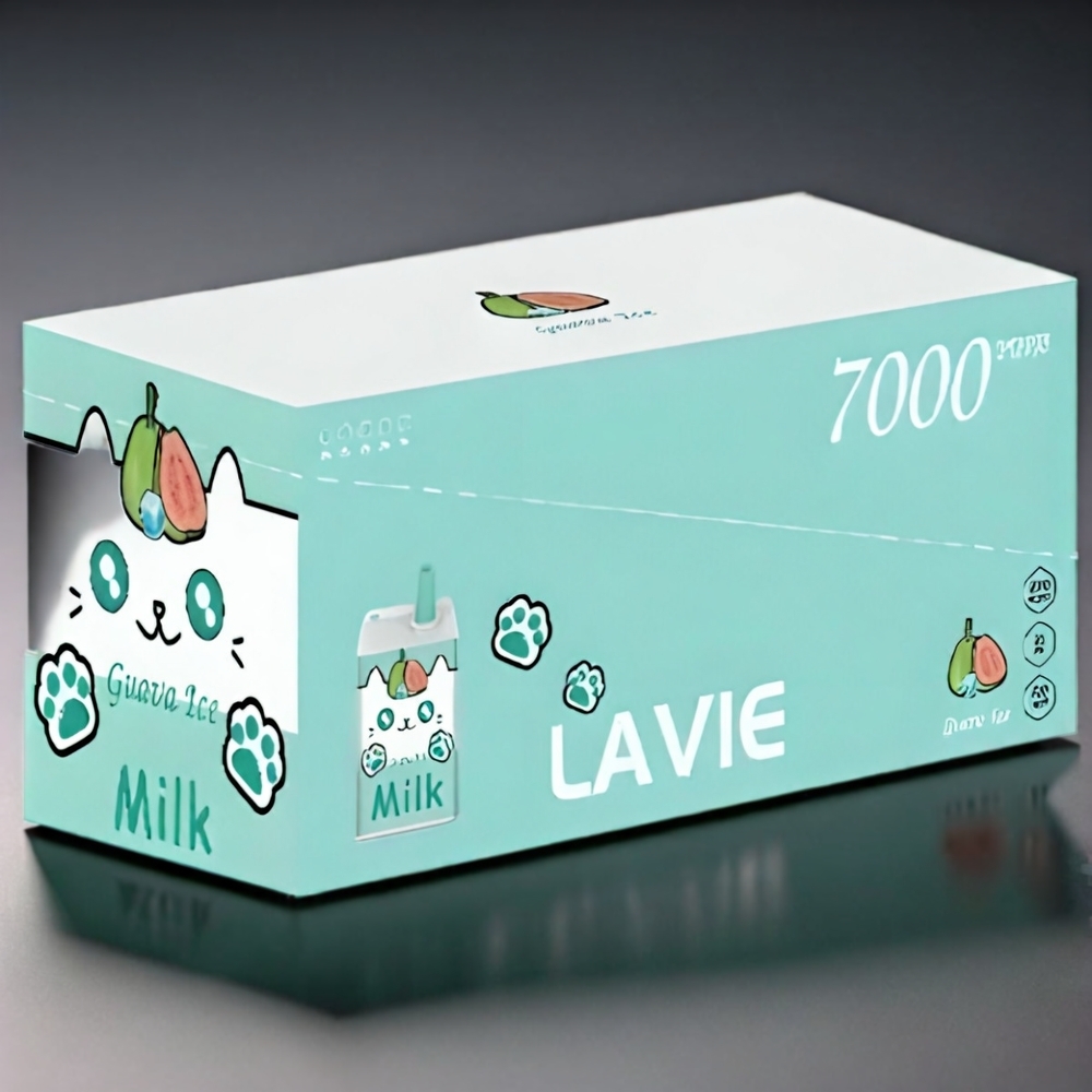 LAVIE Milk 7000 Puffs Norge Engros Vape Guava Is 16ML Type C 600mAh