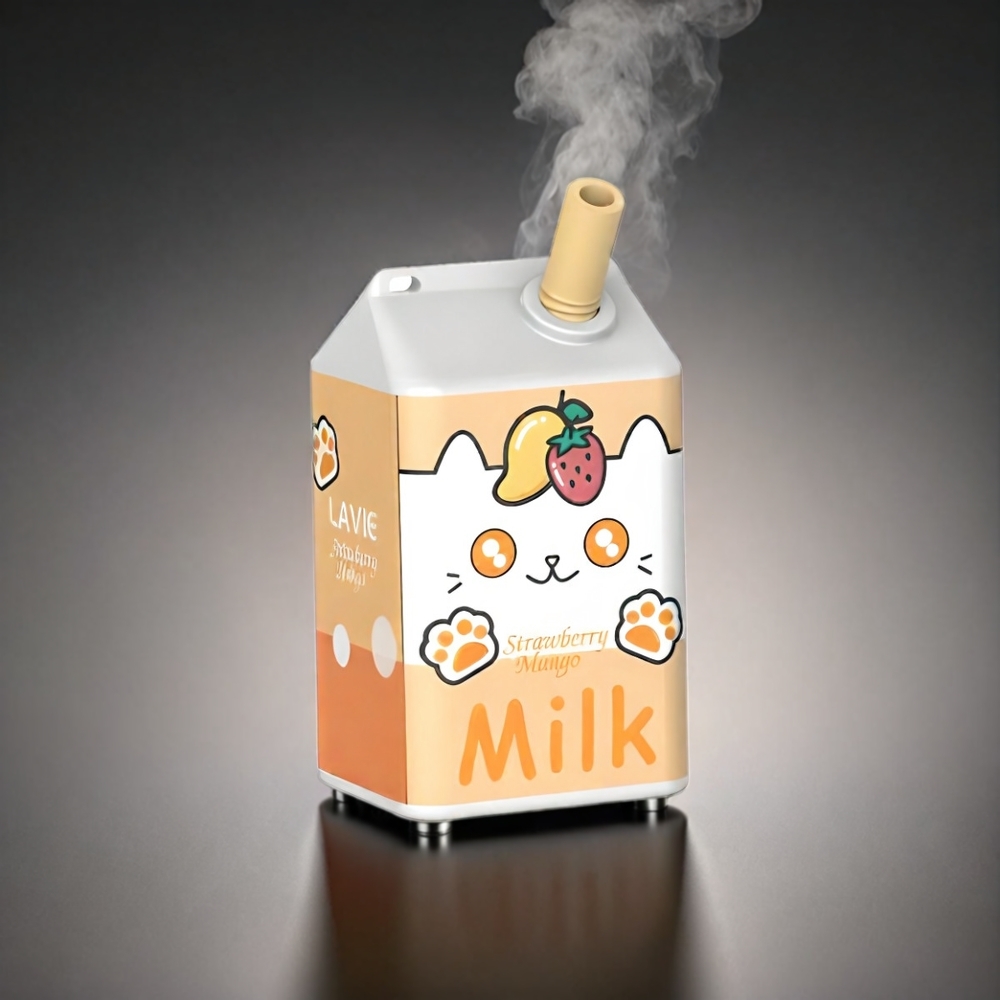 LAVIE Milk 7000 Puffs Norge engros – Jordbær Mango 16ML – 600mAh Type-C