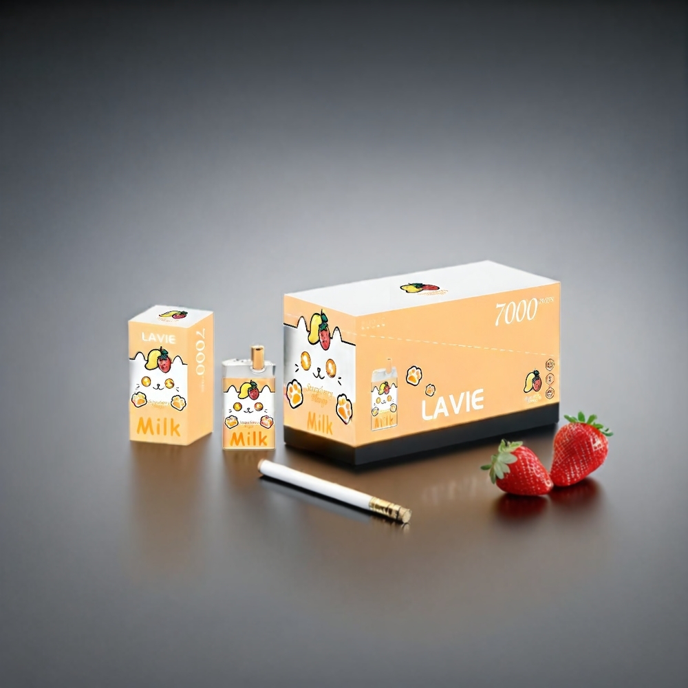 LAVIE Milk 7000 Puffs Norge engros – Jordbær Mango 16ML – 600mAh Type-C