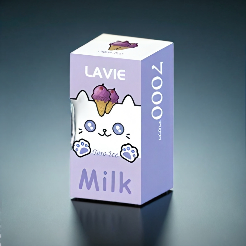 LAVIE Milk Norge engros 7000 Puffs Drupeis Type C 16ML 600mAh
