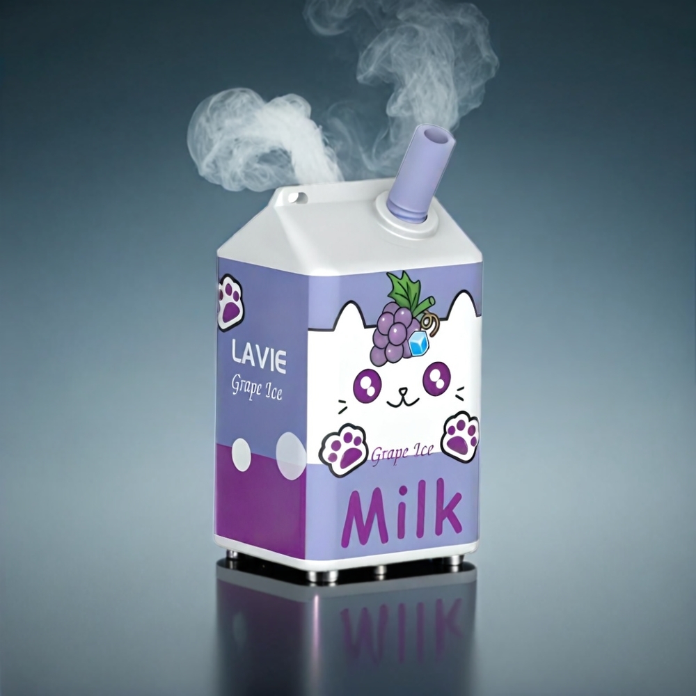 LAVIE Milk Norge engros 7000 Puffs Drupeis Type C 16ML 600mAh
