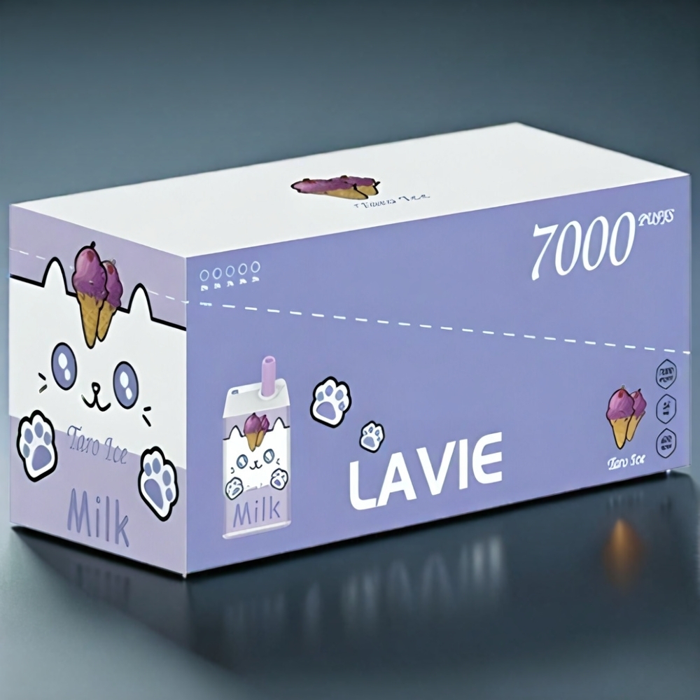 LAVIE Milk Norge engros 7000 Puffs Drupeis Type C 16ML 600mAh