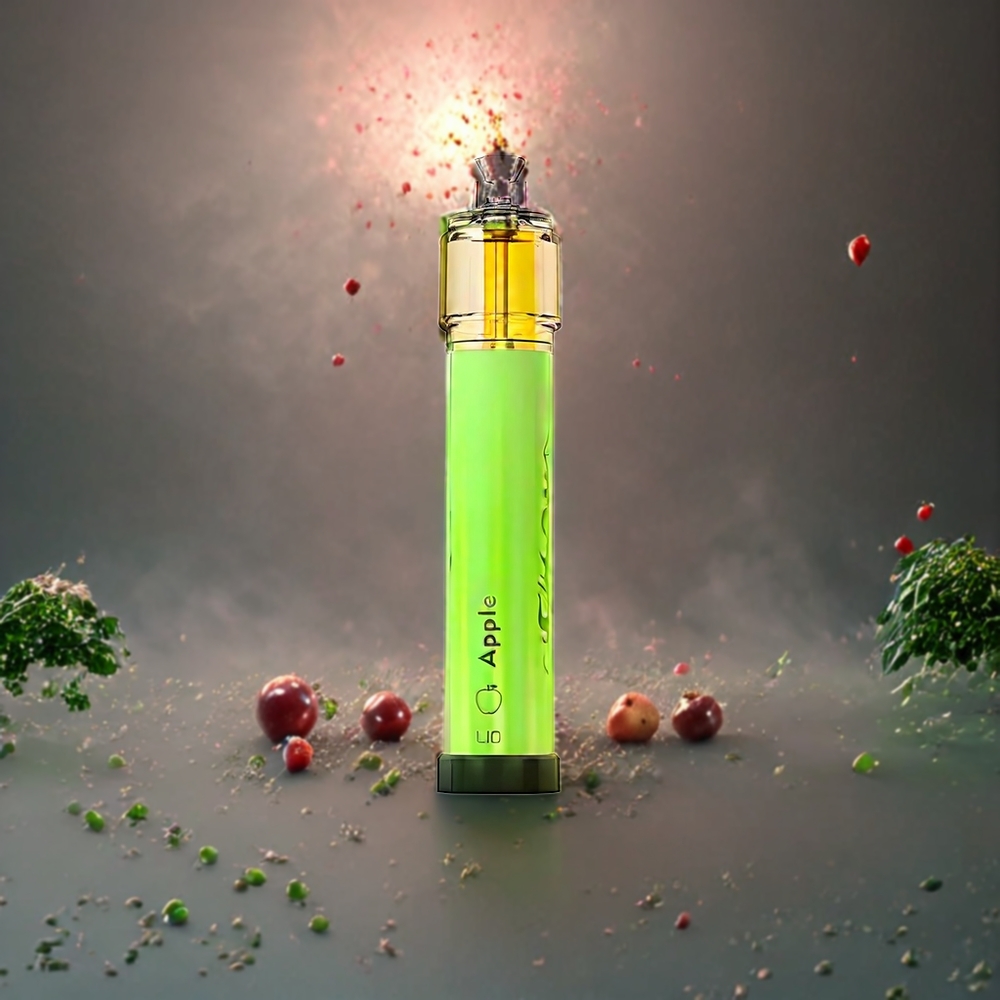 LIO Bee Lit 2500 Puffs Engangs E-damp Norge Engros – Eple, 6.0ml E-væske, 1300mAh Batteri
