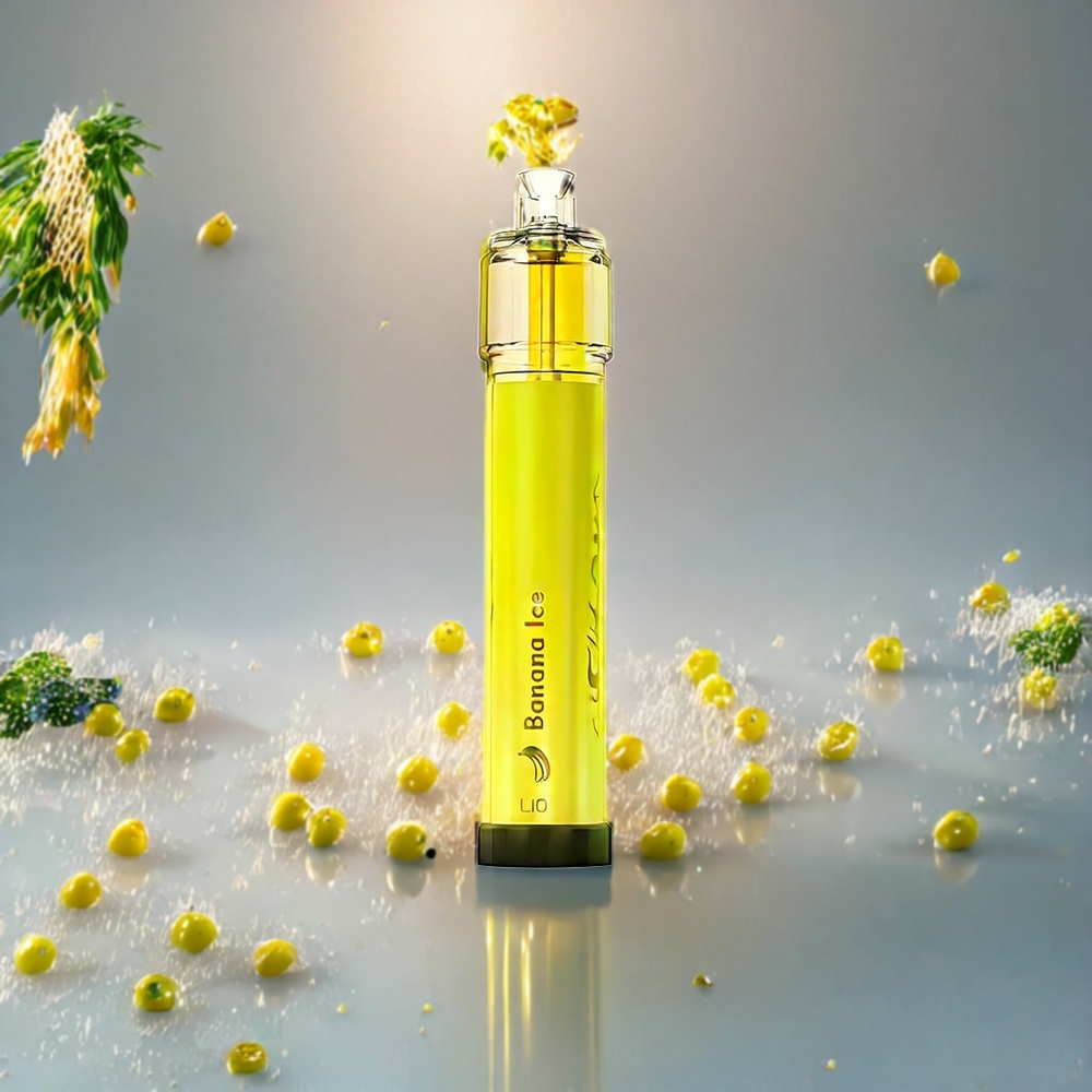 LIO Bee Lit 2500 Puffs Engangs vape Norge Engros – Banan Is, 6.0ml E-væske, 1300mAh Batteri