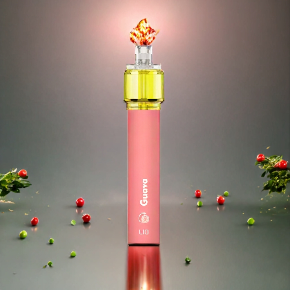 LIO Bee18 Max 2500 Puffs Engangs Vape Guava Norge Engros – 6,5ml E-væske, 1300mAh Batteri, 5% Nikotin
