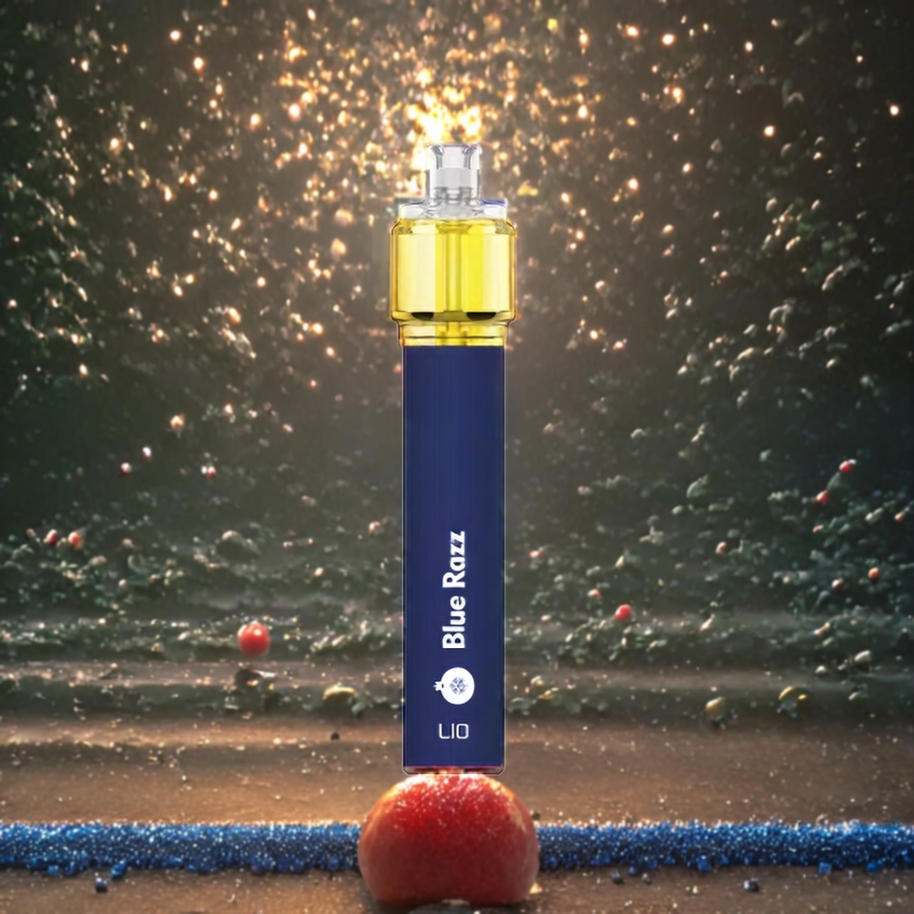LIO Bee18 Max 2500 Puffs Norge Engros – Blå Bringebær Engangs vape med 6,5ml e-væske, 1300mAh batteri