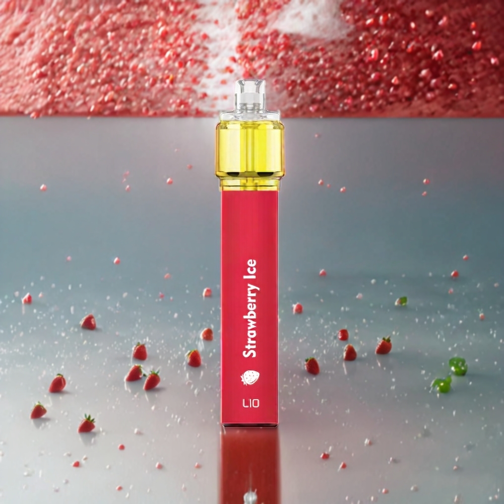 LIO Bee18 Max 2500 Puffs Norge Engros Engangs vape Jordbær Is – 1300mAh, 6.5ml, 5% Nikotin