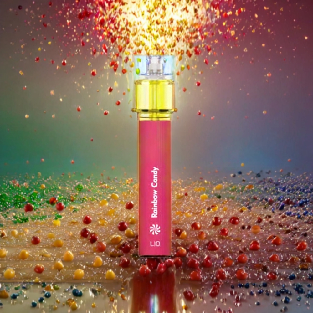 LIO Bee18 Max 2500 Puffs Norge Engros Engangs vape Regnbue Candy – 6.5ml E-liquid, 1300mAh