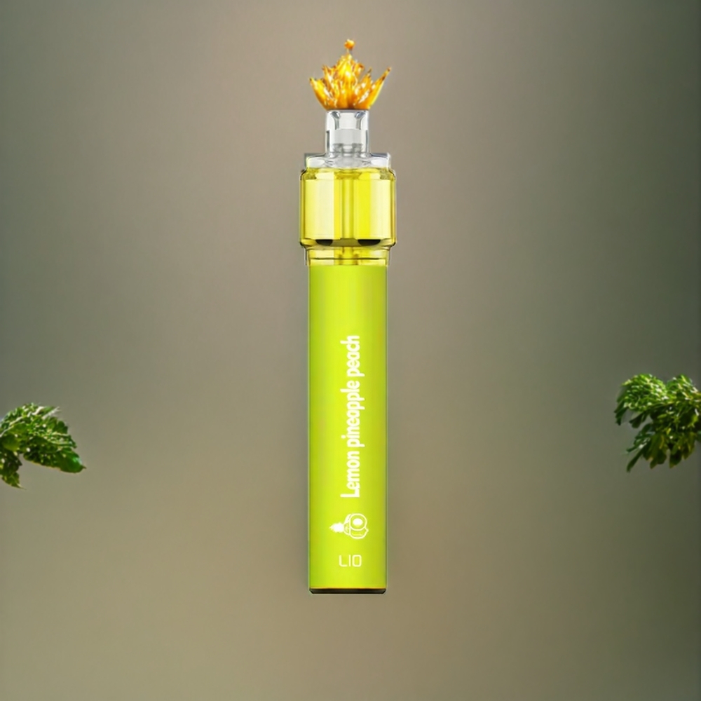 LIO Bee18 Max 2500 Puffs Norge Engros Engangs vape Sitron Ananas Fersken – 1300mAh batteri, 6.5ml e-væske, 5%/3% nikotin