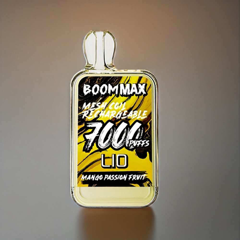 LIO BOOM MAX 7000 Puffs Engangs Vape Norge Engros – Mango Passionsfrukt, 15ml E-væske, 650mAh, Type-C