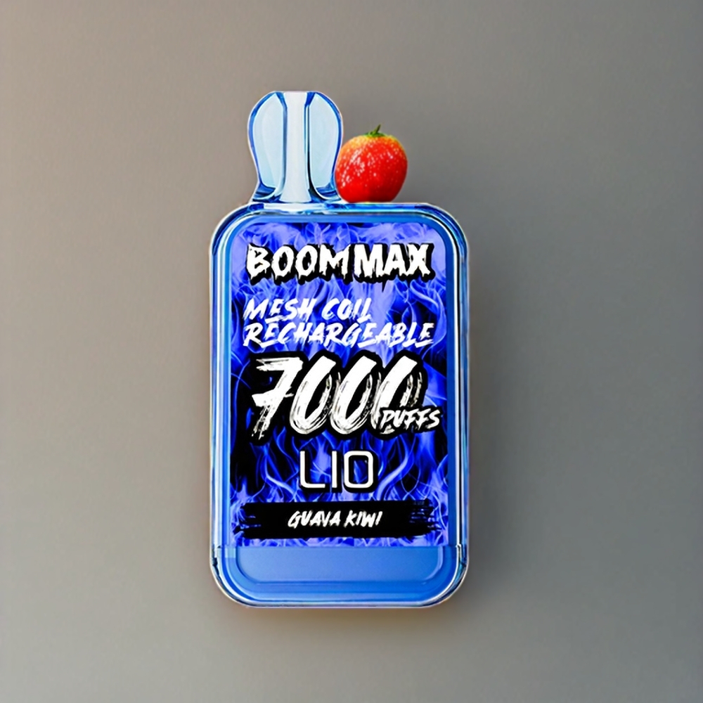 LIO BOOM MAX 7000 Puffs Norge Engros Engangs vape Guava Kiwi 15ml 650mAh Type-C
