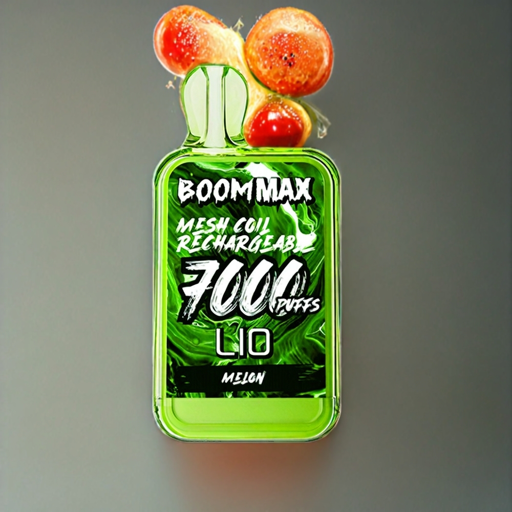 LIO BOOM MAX 7000 Puffs Norge engros Engangs vape Melon 15ml 650mAh Type-C