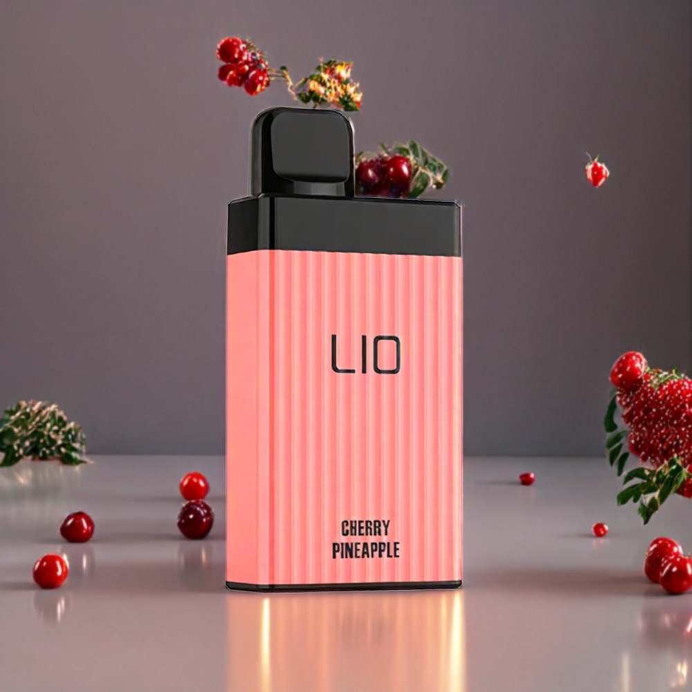 LIO BOXX 4000 Puffs Engangs Vape Norge Engros – Kirsebær/Ananas – 10ml, 650mAh, Type-C-lading