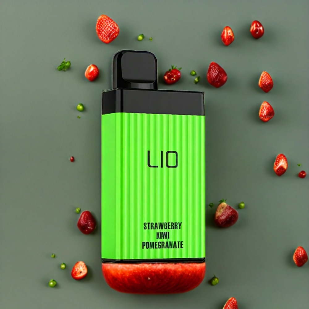 LIO BOXX Norge Engros 4000 Puffs Engangs vape Jordbær Kiwi Granatefe 10ml 650mAh Type-C