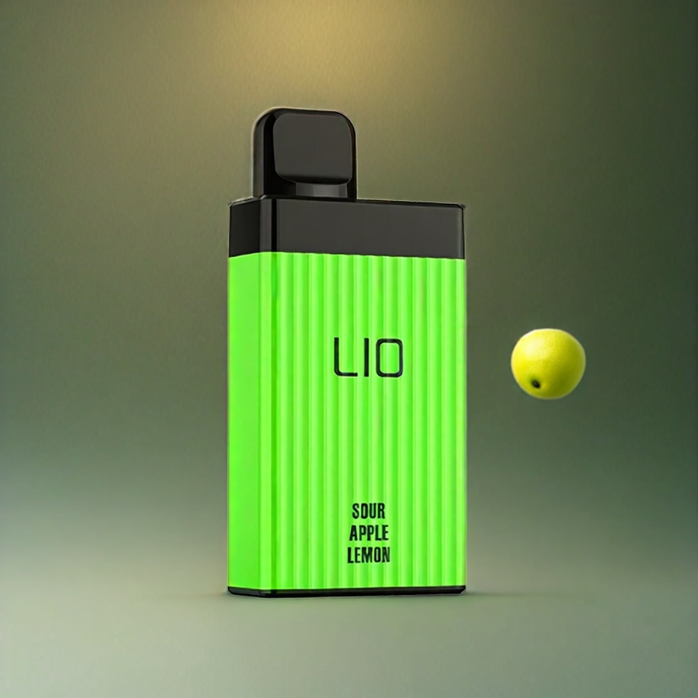 LIO BOXX Norge engros 4000 Puffs Engangs vape Sur Eple Sitron – 650mAh, Type-C, 10ml