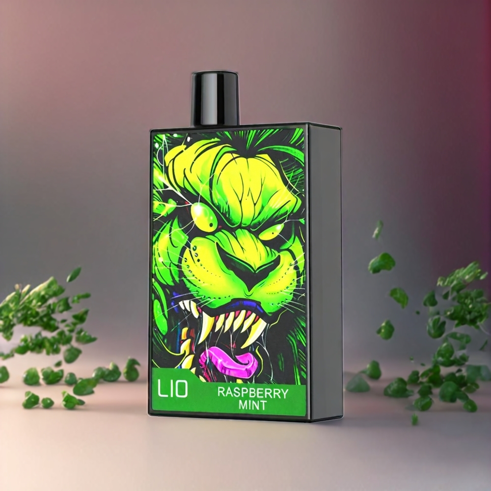 LIO CAPO 4500 Puffs Engangs Vape Bringebær Mynte Norge Engros – 12ml E-væske, 600mAh, Type-C-lading