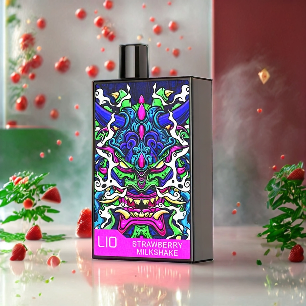 LIO CAPO 4500 Puffs Engangs Vape Norge Engros – Jordbær Milkshake, 12ml E-væske, 600mAh, Type-C Lading