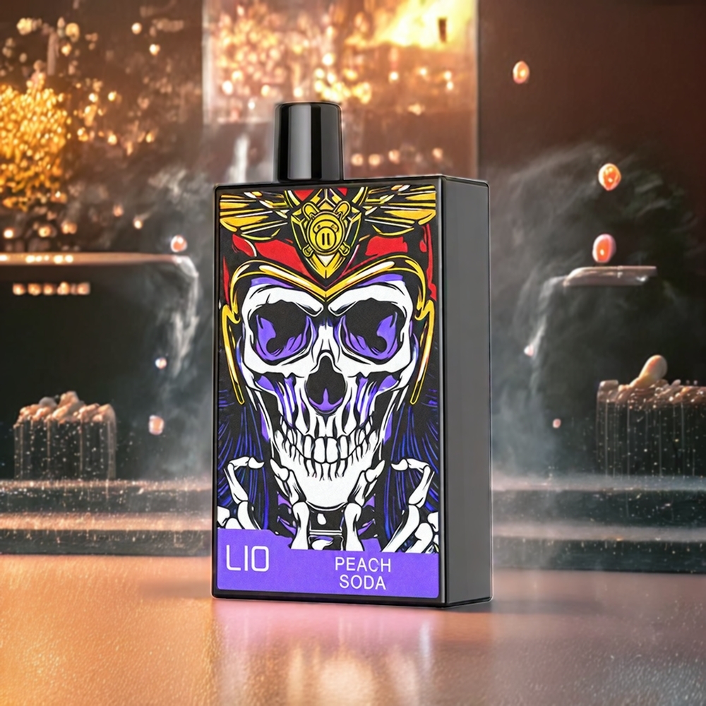 LIO CAPO Norge Engros 4500 Puffs Engangs vape Fersken Brus med 12ml E-væske og 600mAh Batteri