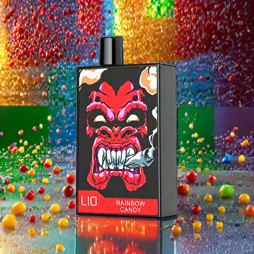 LIO CAPO Norge Engros 4500 Puffs Engangs vape Regnbue Godteri – 12ml E-væske, 600mAh, Type-C-lading