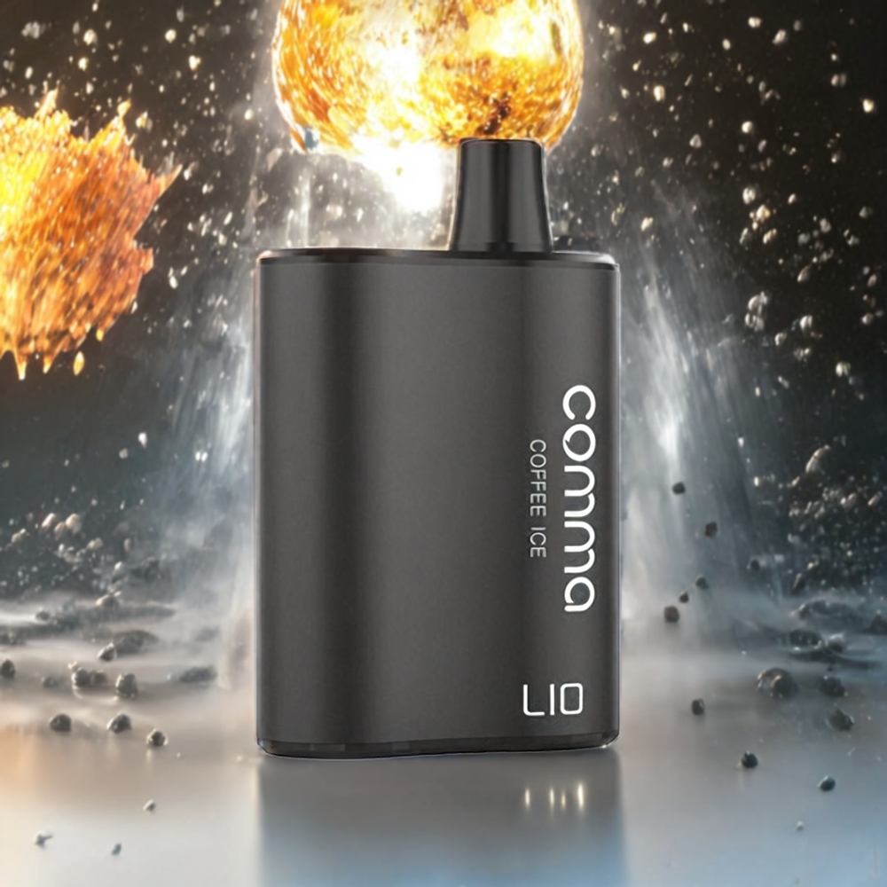LIO COMMA 5000 Puffs Engangs Vape Norge Engros – Kaffe Is, 15 ml, 900mAh, Type-C