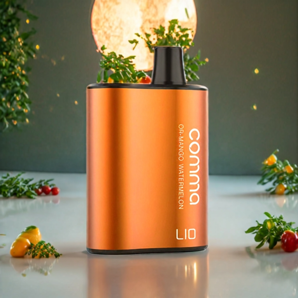 LIO COMMA 5000 Puffs Engangs Vape Norge Engros – Mango Watermelon, 900mAh, 15 ml, Type-C