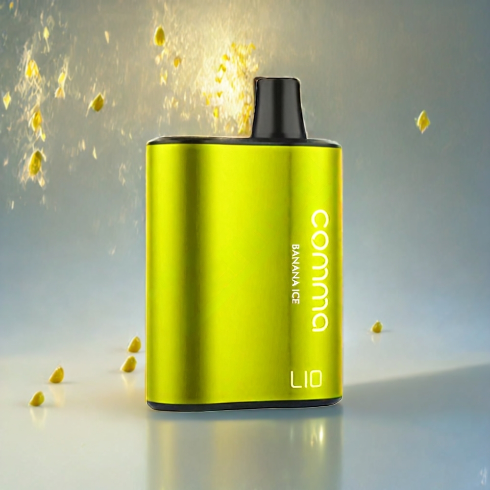 LIO COMMA Norge Engros 5000 Puffs Engangs vape Banana Is med 900mAh batteri og 15 ml kapasitet