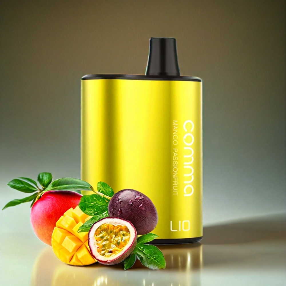 LIO COMMA Norge Engros 5000 Puffs Engangs vape Mango Passionsfrukt – 15 ml, 900mAh, Type-C
