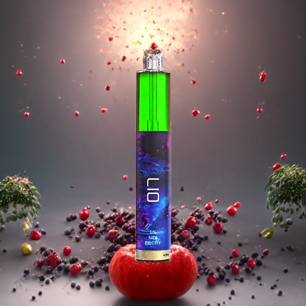 LIO Max Mesh 3000 Puffs Norge Engros Engangs vape Mix Bær – 10 mL E-væske, 1000mAh Batteri, 0.60 Ohm Mesh