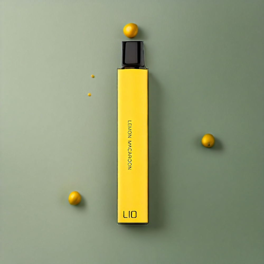LIO Mini 600 Puffs Engangs Vape Norge Engros Sitron Makron – 400mAh Batteri, 2ml Kapasitet, 20mg Nikotin