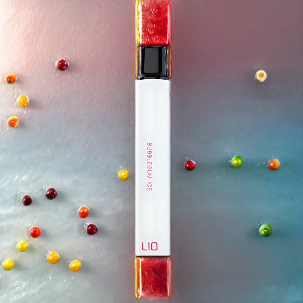 LIO Mini 600 Puffs Engangs vape Bubblegum Ice Norge Engros – 400mAh Batteri, 2ml Kapasitet, 20mg Nikotin