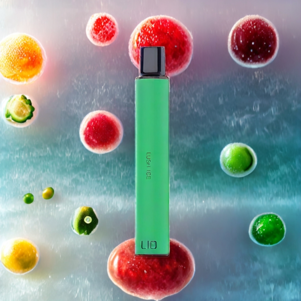 LIO Mini 600 Puffs Engangs vape Lush Ice Norge Engros – 2ml, 20mg, 400mAh