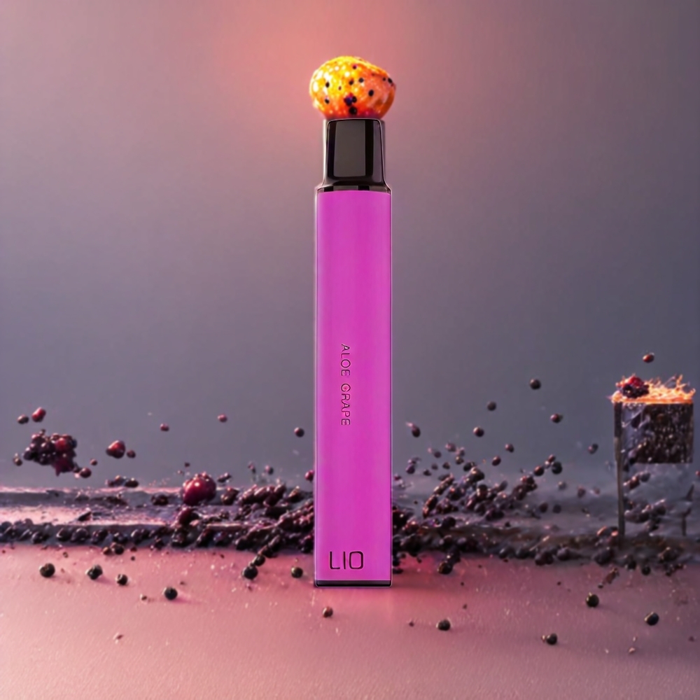LIO Mini 600 Puffs Norge Engros Engangs vape Aloe Grape – 400mAh, 2ml, 20mg Nikotin