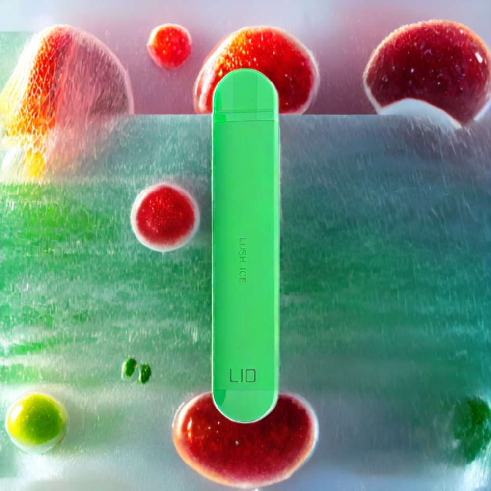 LIO NANO X 600 Puffs Engangs Vape Lush Ice Norge Engros – 500mAh Batteri, 2ML E-væske, 20mg Nikotin