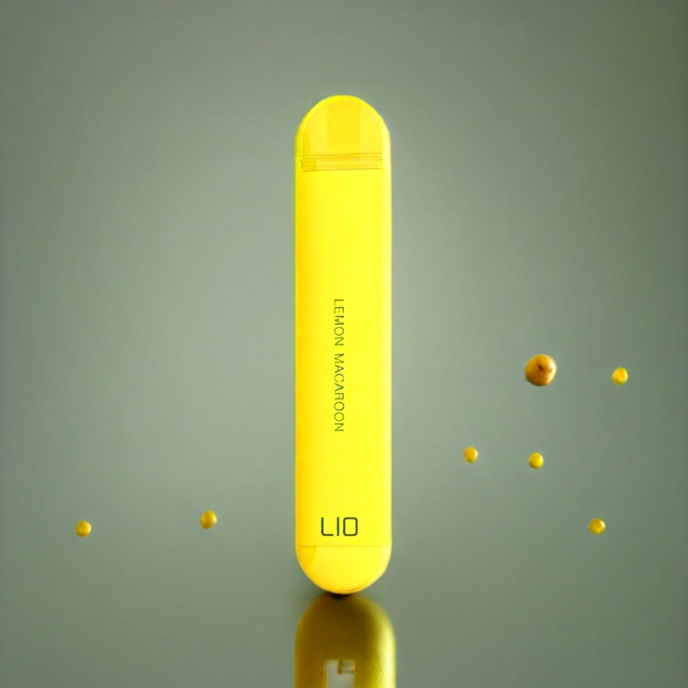 LIO NANO X 600 Puffs Norge Engros Engangs vape Sitron Makron – 500mAh Batteri, 2ML E-væske, 20mg Nikotin
