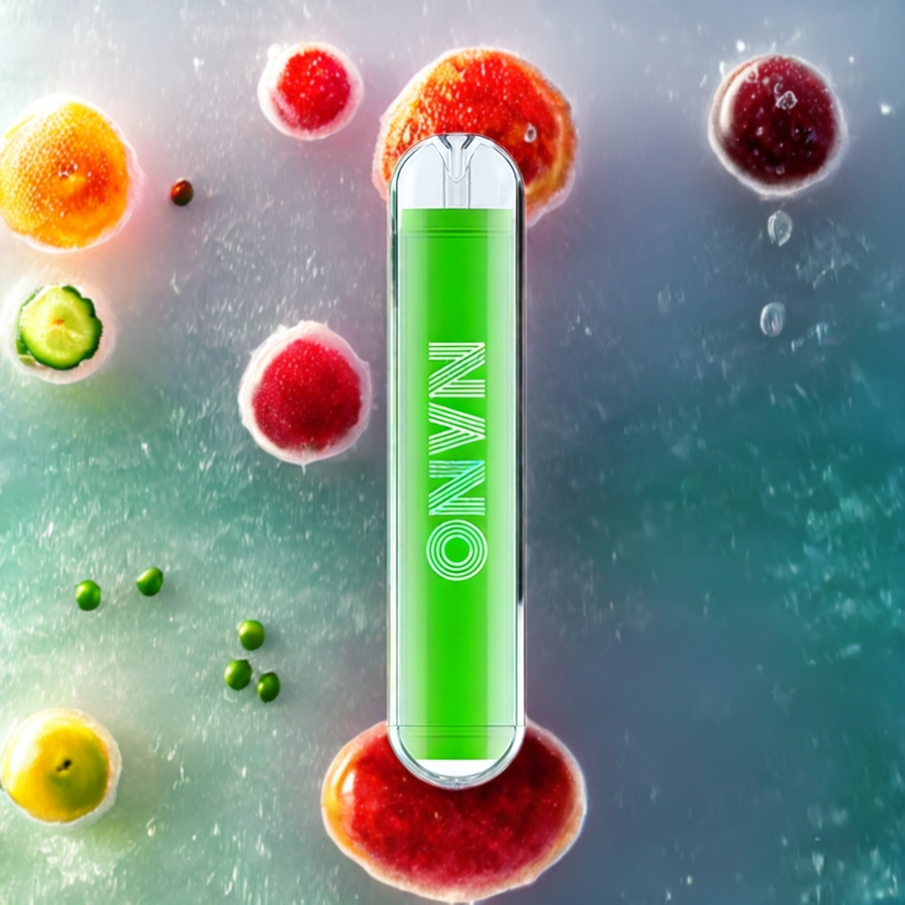 LIO NANO X2 800 Puffs Engangsvape Norge Engros – Lush Ice (Iskrem), 2ml E-væske, 500mAh, 9W